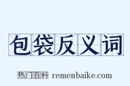 包袋反义词是什么意思的图片